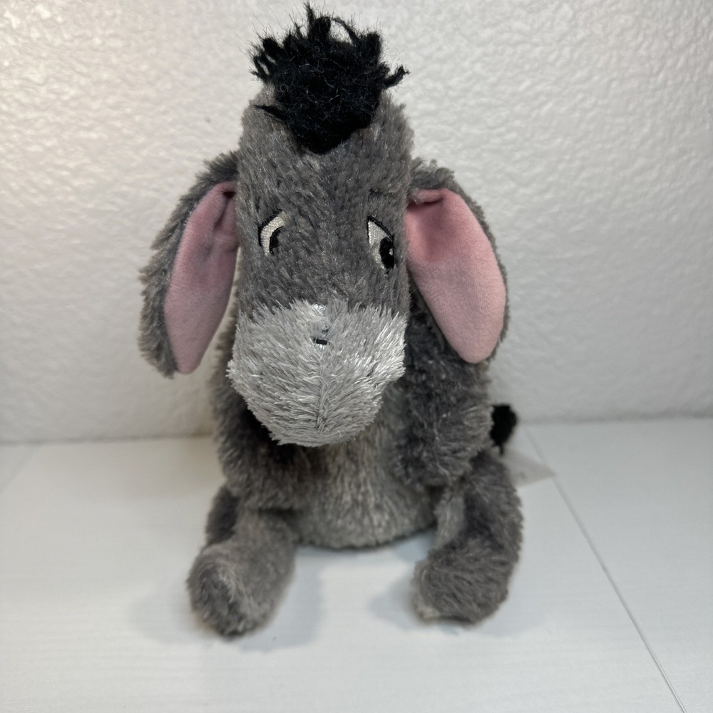 Walt Disney Eeyore Plush Toy 8" Removeable Tail